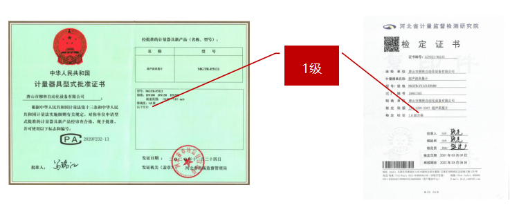 中华人民共和国计量器具形式批准和河北计量监督检测研究院检测报告.png