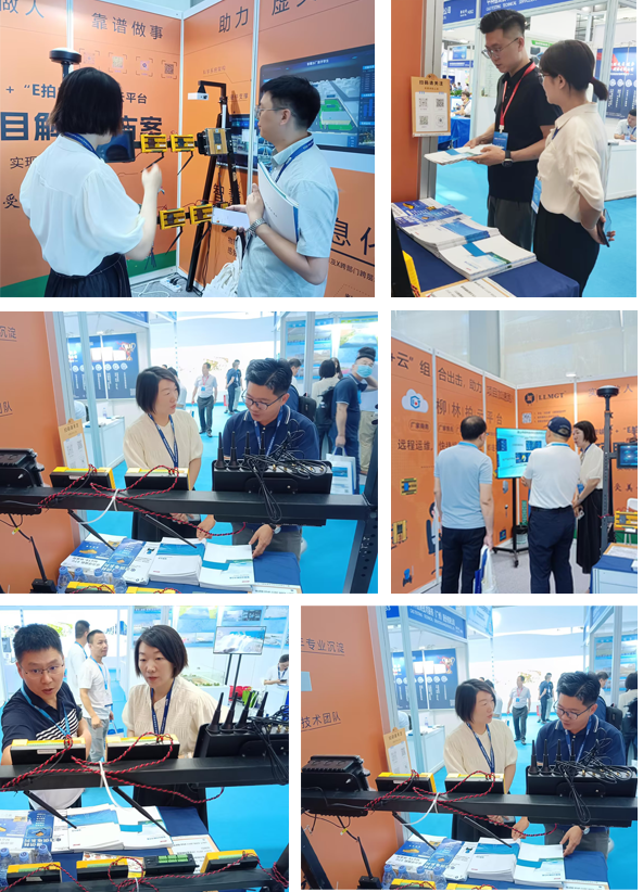 柳林站台，工作人员为客户详细讲解