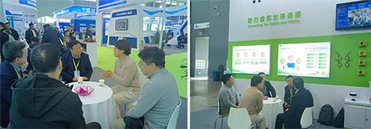 河北工程大学副校长何立新莅临展台参观交流