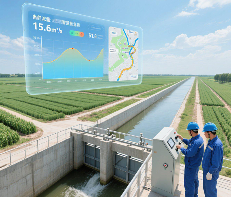 人工现场闸门操作