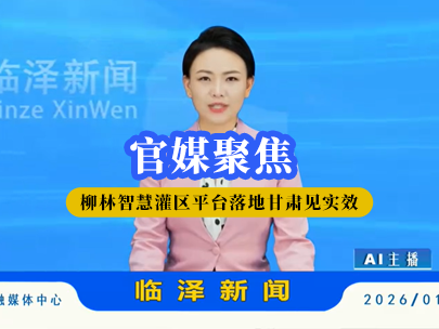 官媒点赞丨柳林智慧灌区平台落地甘肃见实效