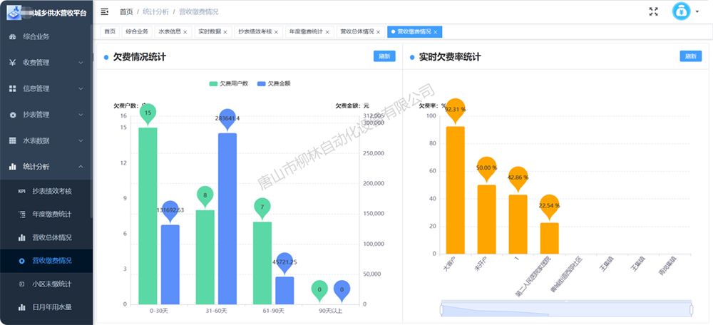 营收统计分析